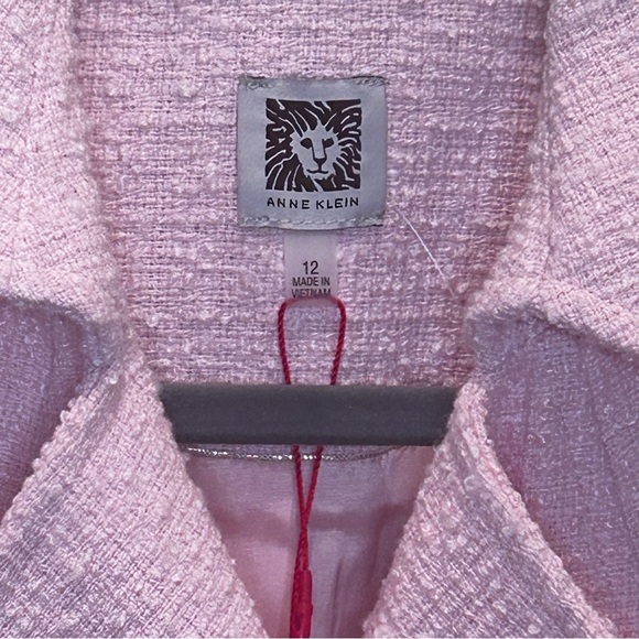 Anne Klein Pink Textured Blazer - Picture 4 of 7